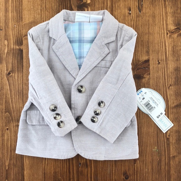 baby boy grey blazer